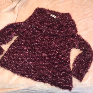 Cowl neck sweater